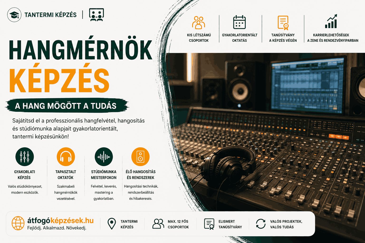 Hangmérnök képzés - hero kép
