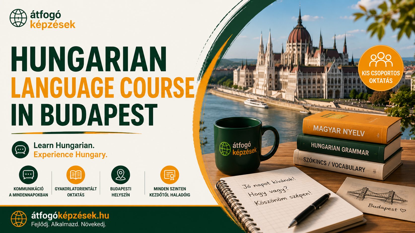 Hungarian Language Course in Budapest - hero kép