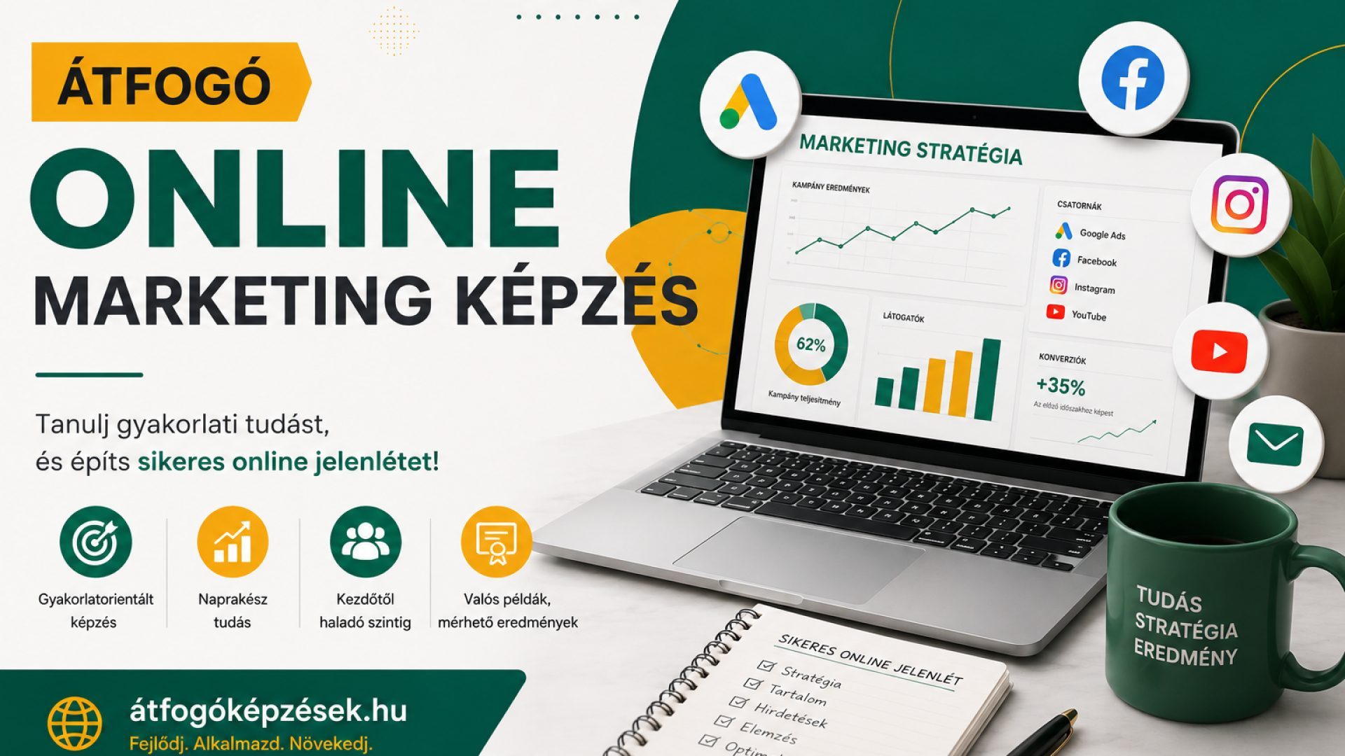 online marketing képzés - hero kép