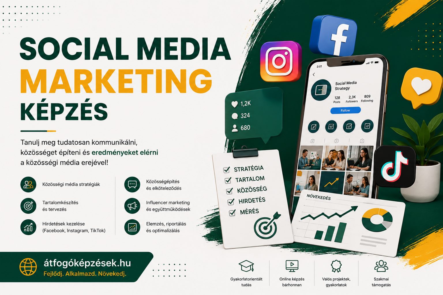 Social media marketing - hero kép