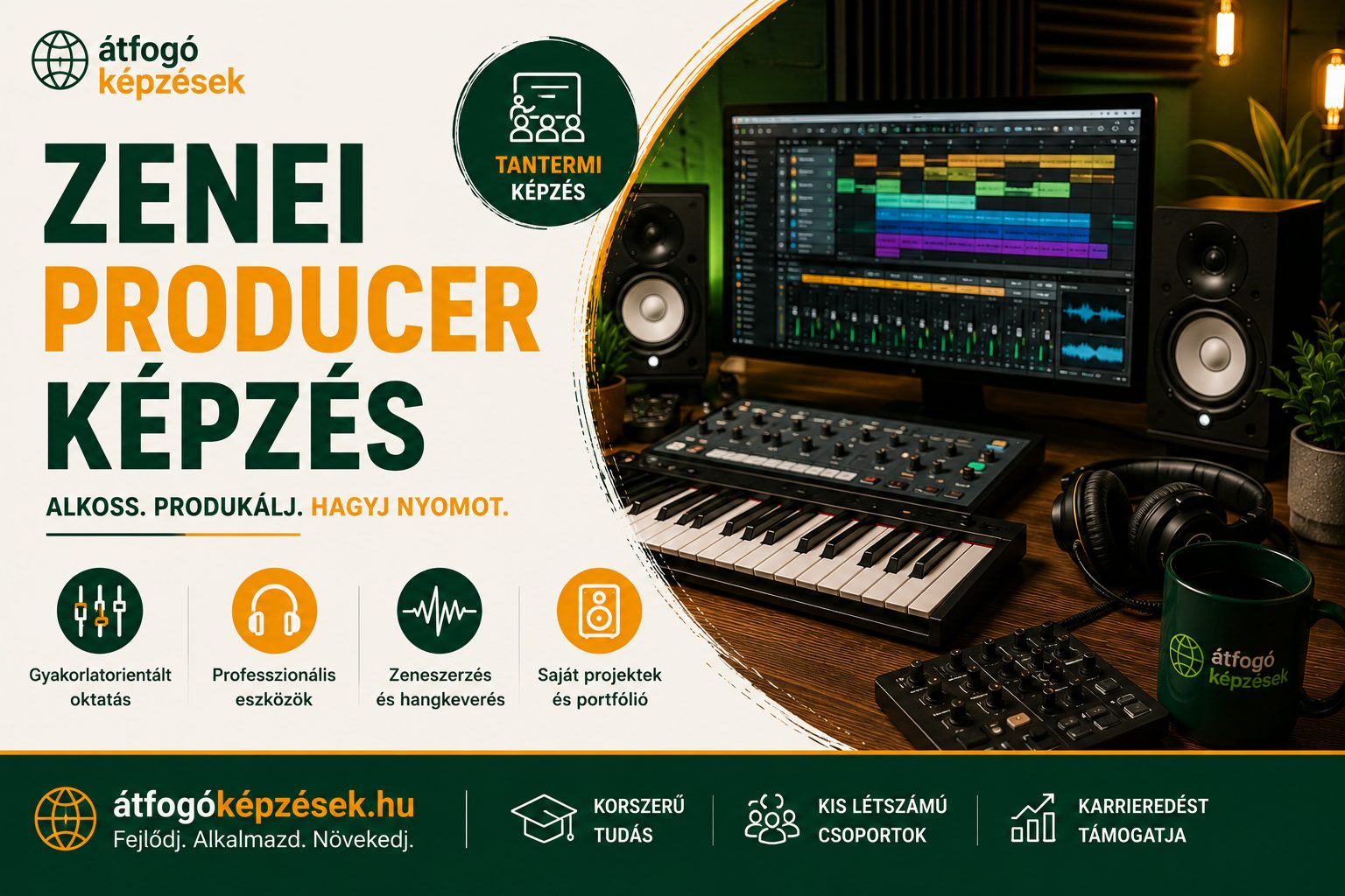 Online tanfolyamok – a képzés borítóképe
